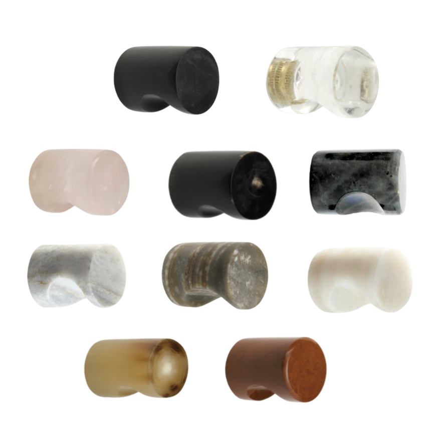 Bouton de meuble Encoche Pierre naturelle