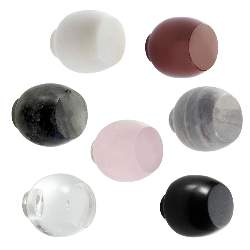 Bouton de meuble Obus en Pierre naturelle