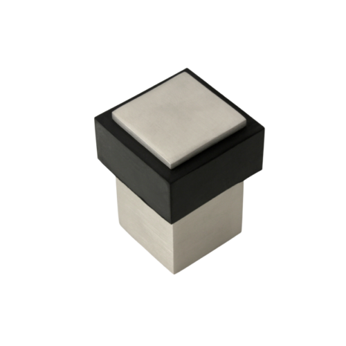Butée de porte carrée Inox 41 mm