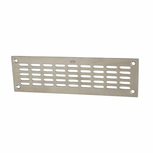 Grille d'aération Inox Mat 20x6cm Grille d'aération Inox Mat 20x6cm
