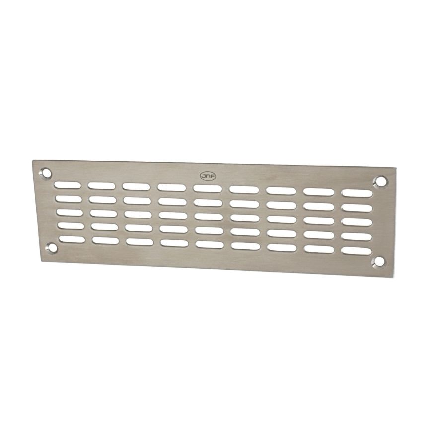Grille d'aération Inox Mat 20x6cm