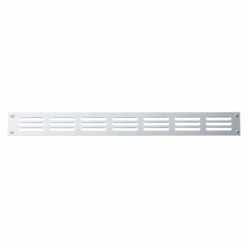 Grille d'aération Rectangle Inox Mat 280 x 20 mm