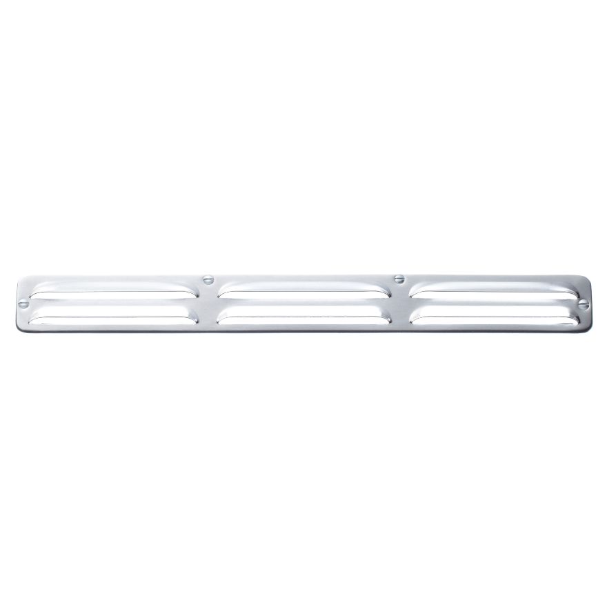 Grille d'aération rectangulaire aluminium 370×40 mm