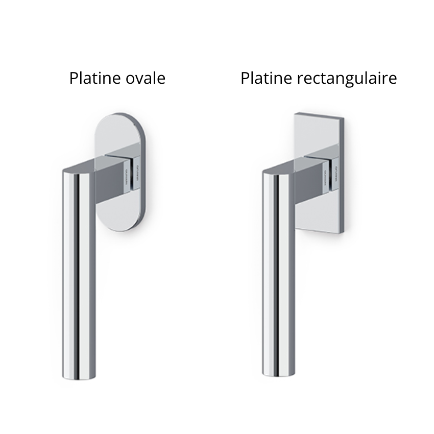 Poignée de fenêtre L Euclide Novelletto