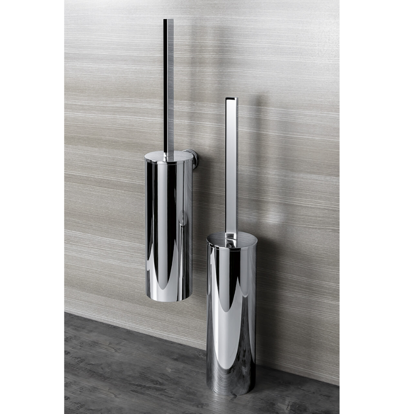 Wall-mounted toilet brush Emmet Brillant Chrome