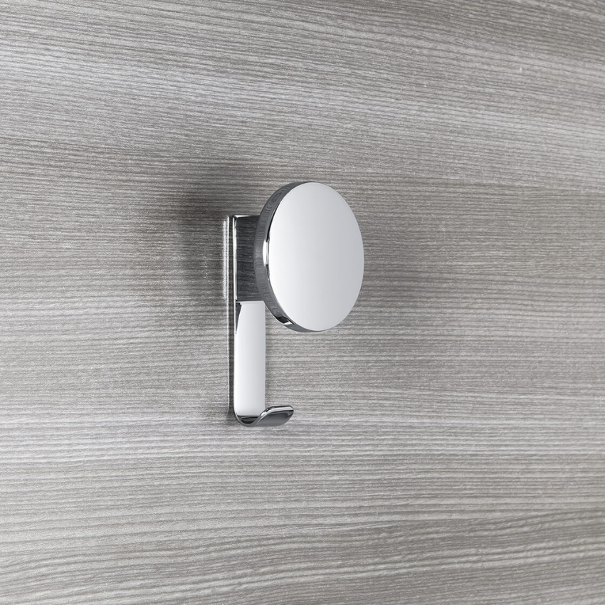 Patère murale Emmet Chrome brillant