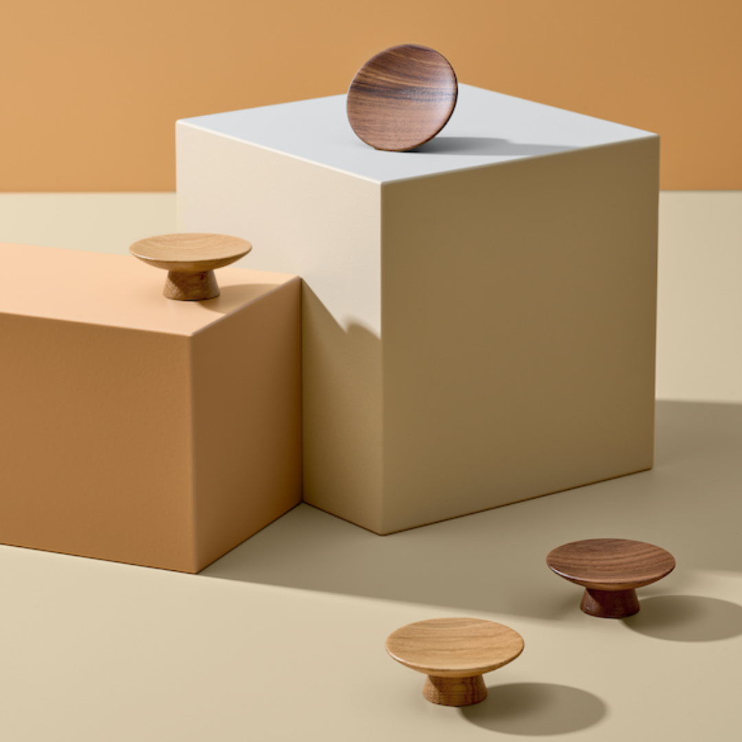 Bouton de meuble Beverly en bois Chêne