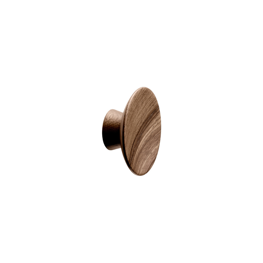 Bouton de meuble Beverly en bois Noyer