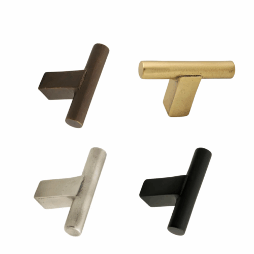 Bouton de meuble Core T Laiton massif Bouton de meuble Core T Laiton massif