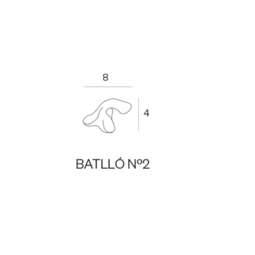 Bouton de meuble Gaudi Battlo n°2 Laiton poli