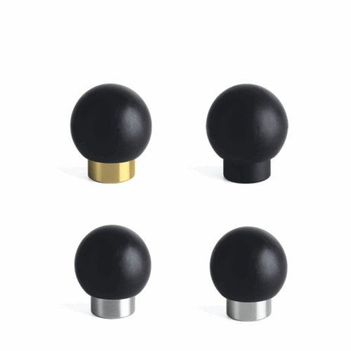 Butée de porte Boule 28 mm Laiton Murale ou Sol Butée de porte Boule 28 mm Laiton