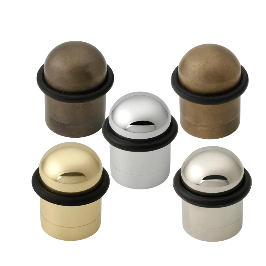 Butée de porte Ogive 43 mm Laiton