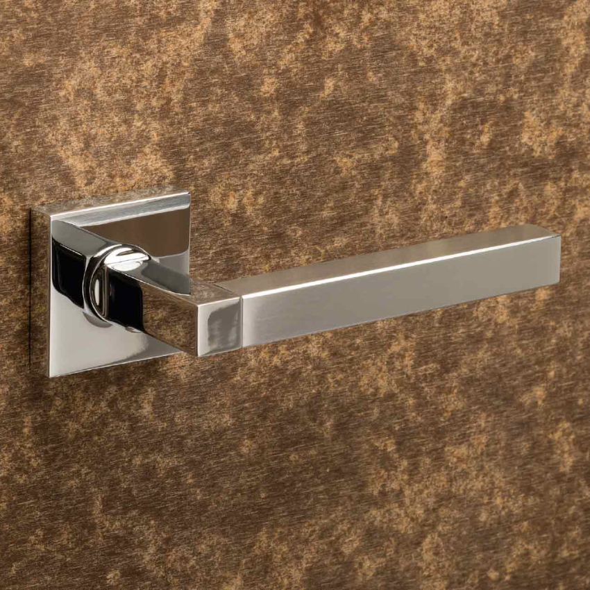 Paire de Poignées de Portes A. Mendini carré