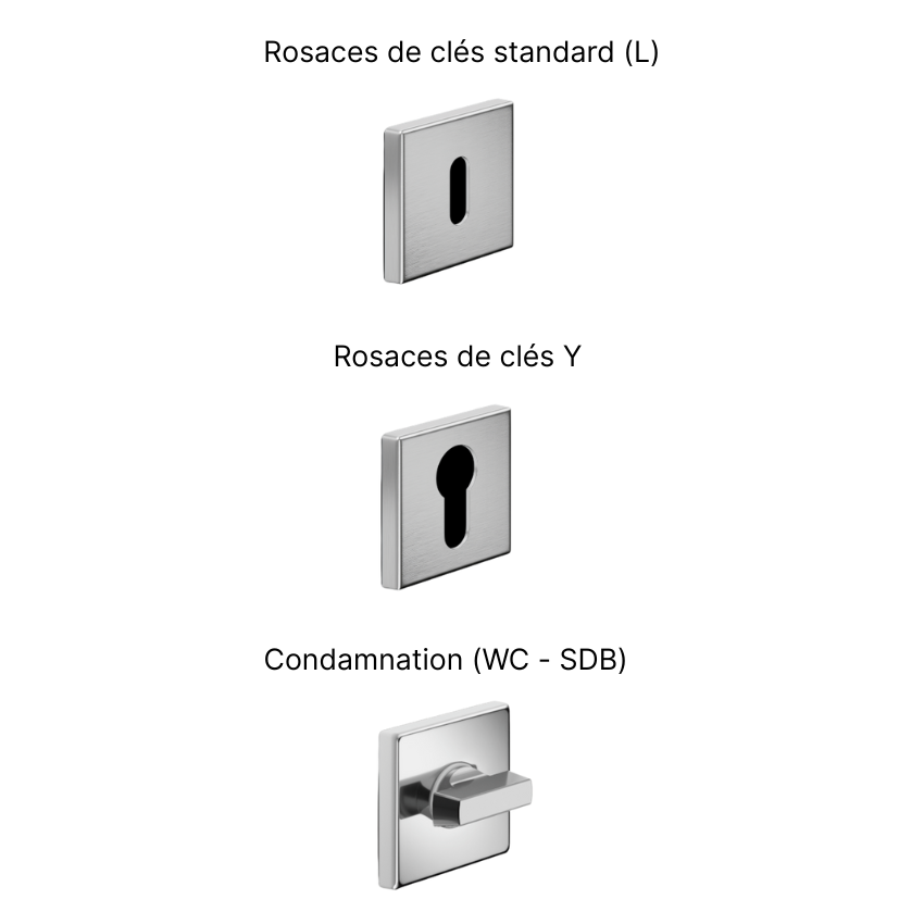 Paire de Poignées de Portes Angri