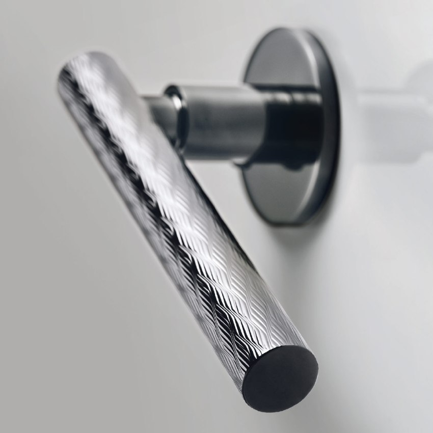 Paire de Poignées de Portes Aténa Guilloché Panier