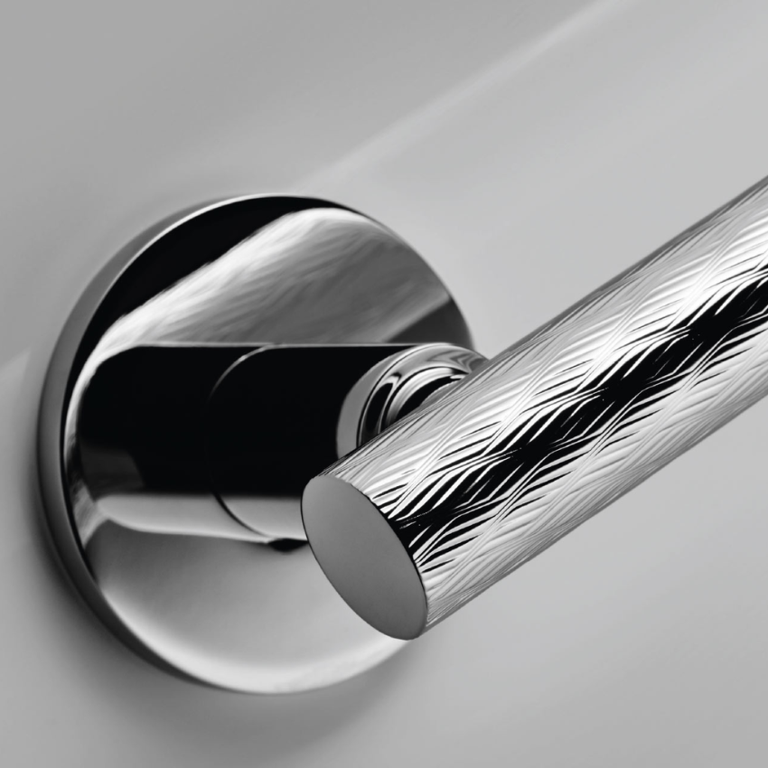 Paire de Poignées de Portes Aténa Guilloché Panier