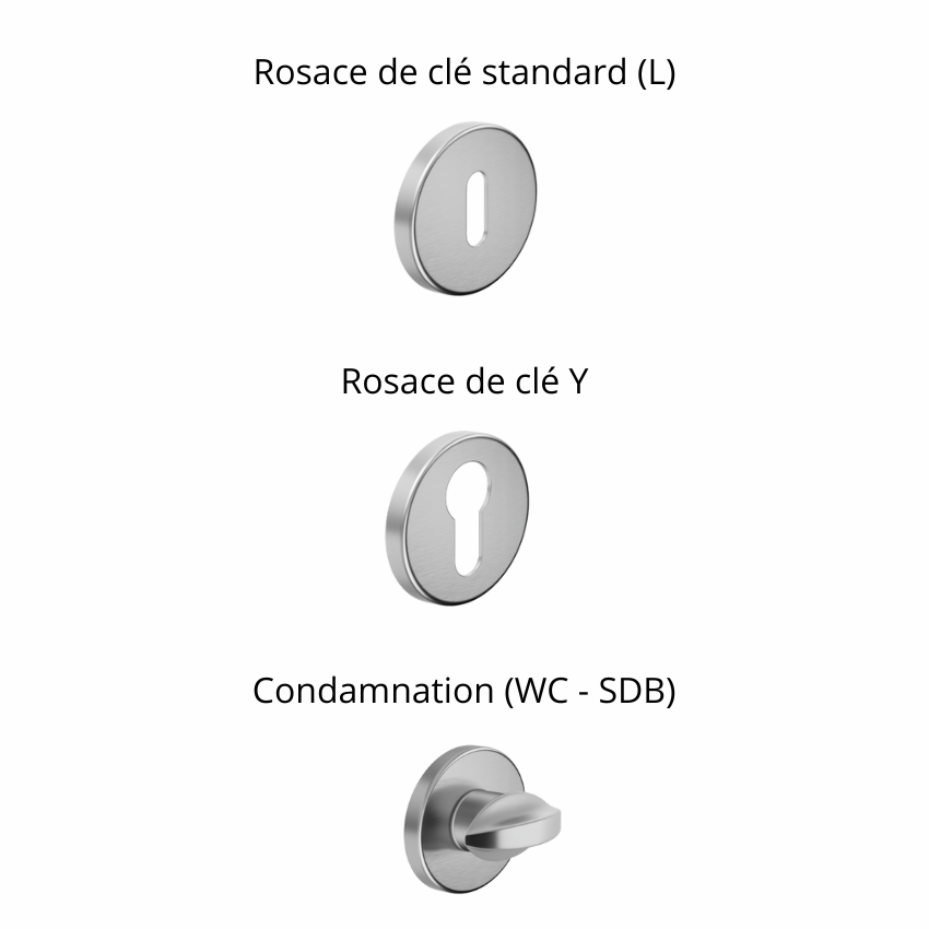 Paire de Poignées de Portes Bosa