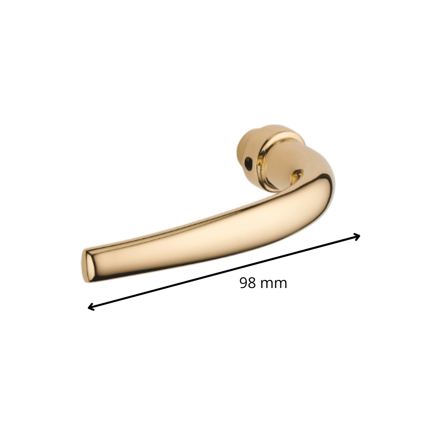 Paire de Poignées de Portes Camille Laiton