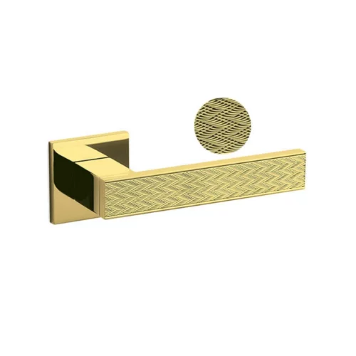 Paire de Poignées de Portes Chevron Paire de Poignées de Portes Chevron