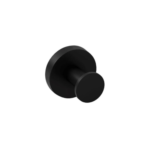 Patère murale Elvio Noir mat