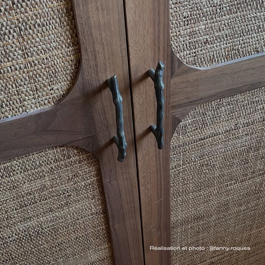 Poignée de meuble Branche Bronze Poignée de meuble Branche Bronze