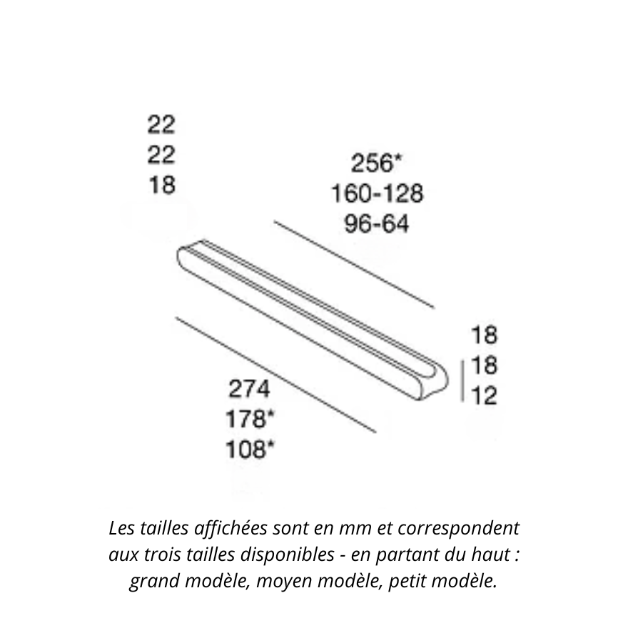 Poignée de meuble Drys