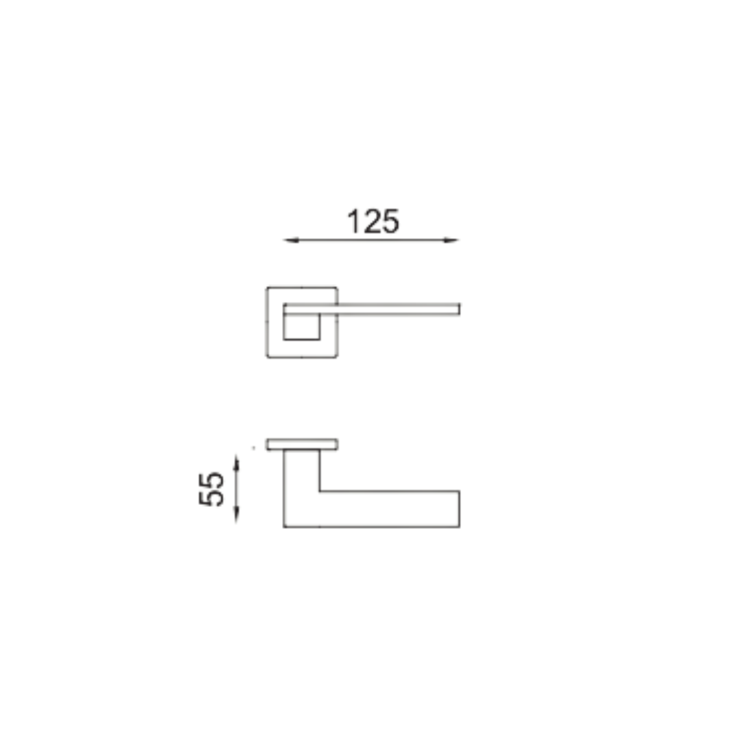 Paire de Poignées de Portes Angri