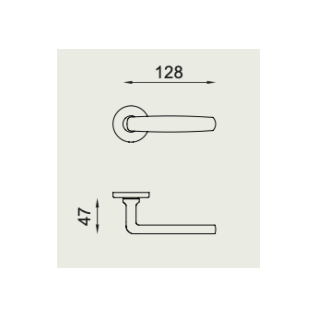Paire de Poignées de Portes M. Ronchi