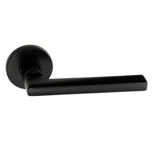 Paire de poignées de portes Evan Noir Mat