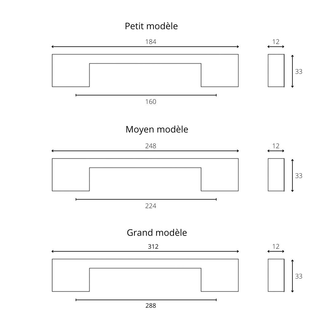 Poignée de meuble Betty en bois
