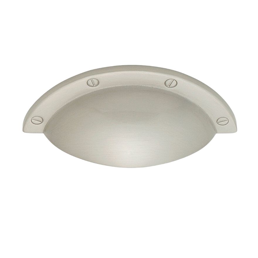 Poignée de meuble Coquille Nickel mat