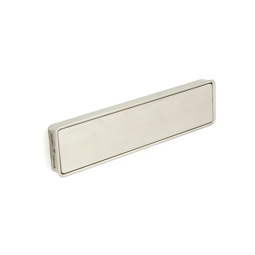 Poignée encastrée basculante fine Harry Nickel mat