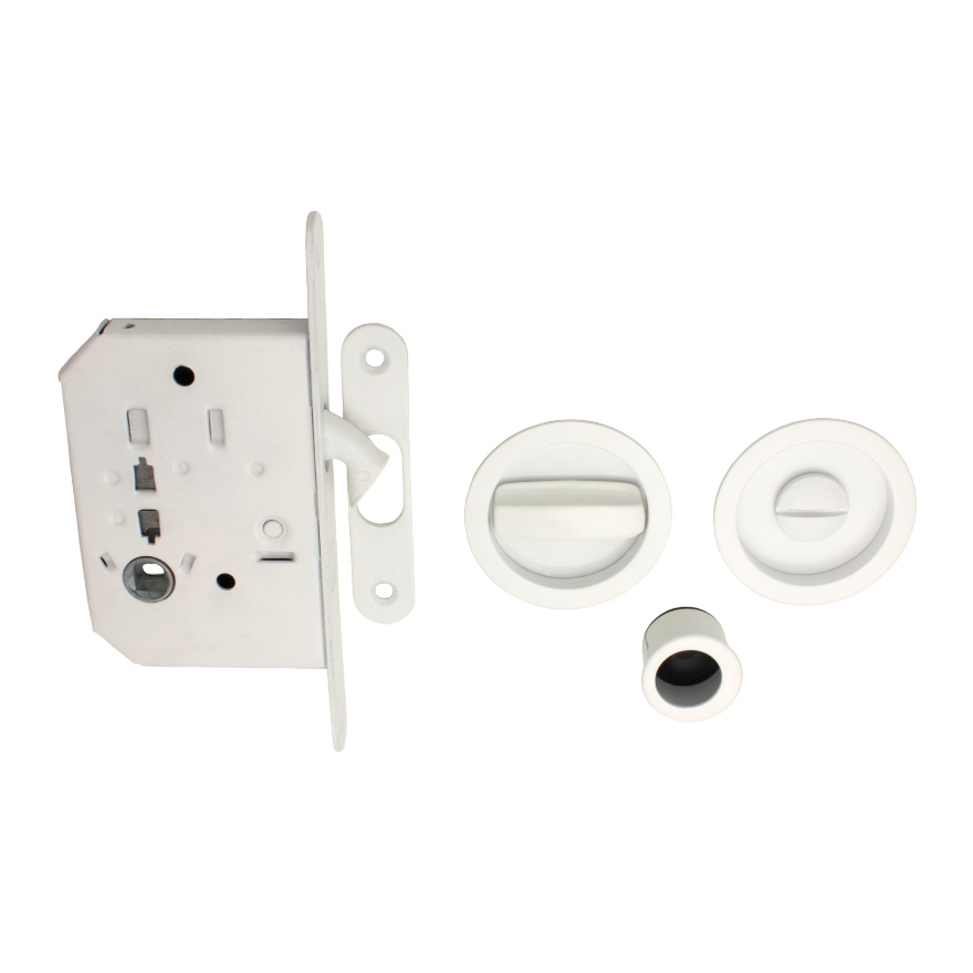 Poignée encastrée à Condamnation Ø48 mm avec serrure