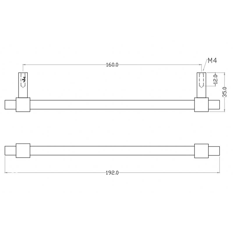 Poignée de meuble Dave Laiton massif