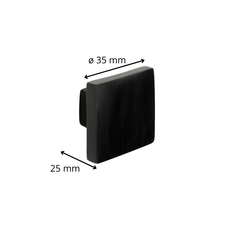 Bouton de meuble Carré en Pierre naturelle