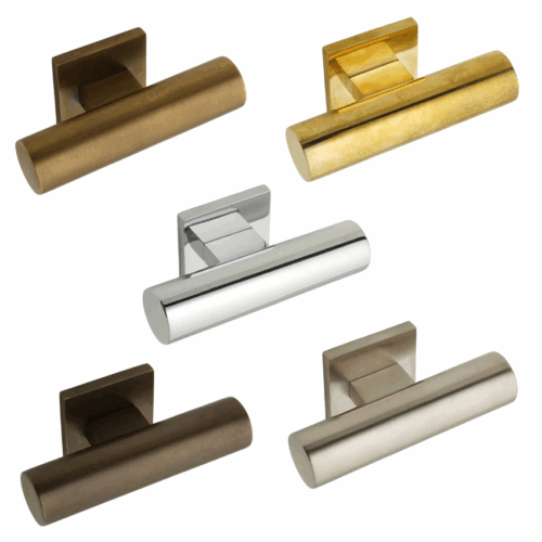 Bouton de meuble Albane T Laiton massif Bauhaus