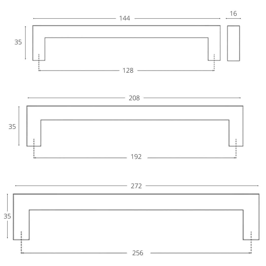 Poignée de meuble Brune en Bois