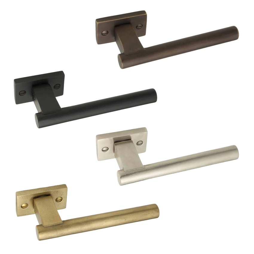 Paire de Poignées de Portes Core Laiton