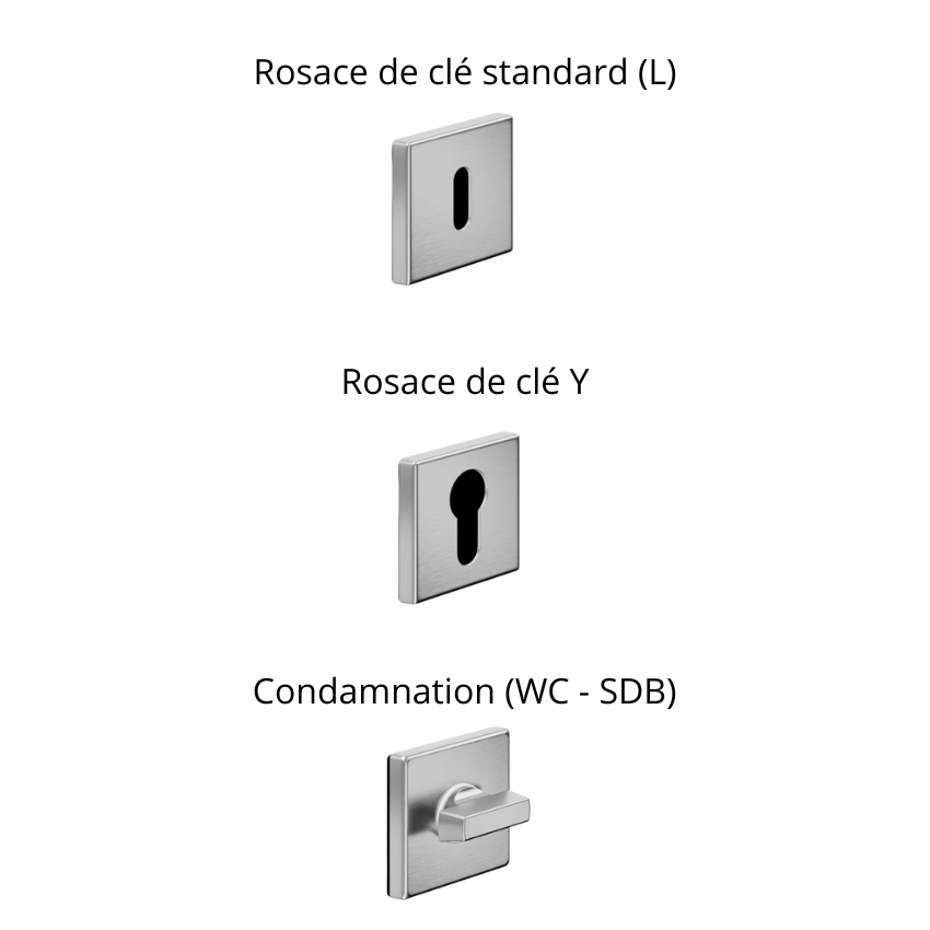 Paire de Poignées de Portes Arbatax