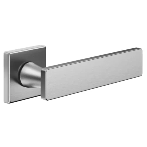 Paire de Poignées de Portes Arbatax rosaces carrées Paire de Poignées de Portes Arbatax