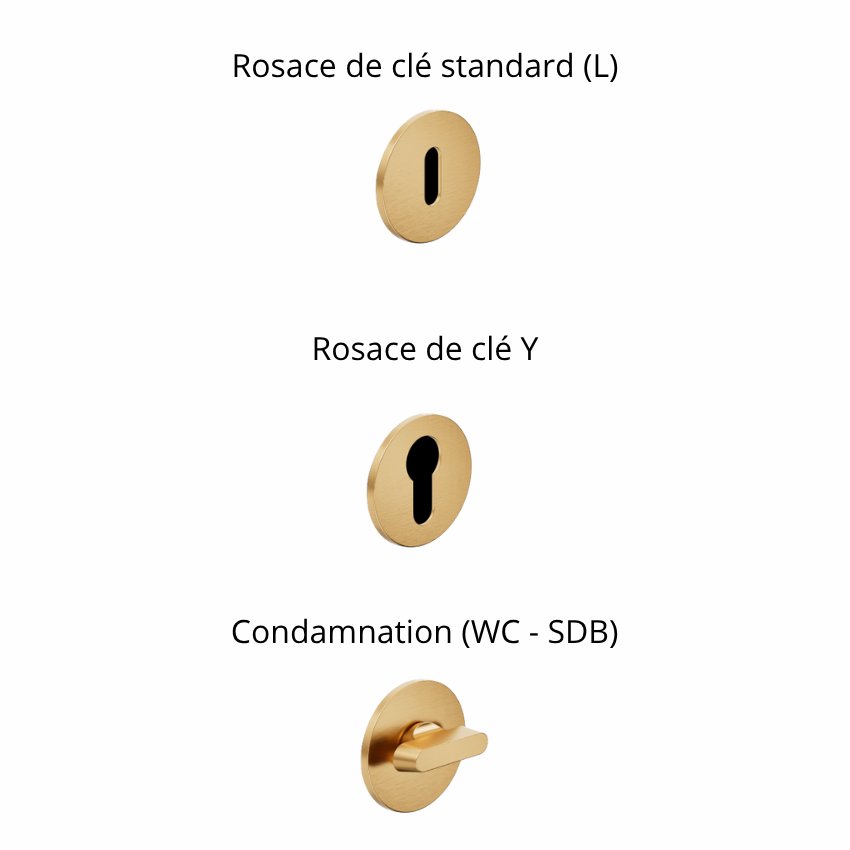 Paire de Poignées de Portes G. Iacchetti