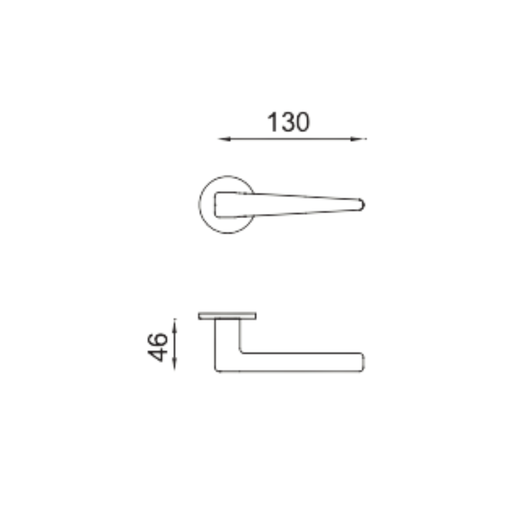 Paire de Poignées de Portes Alcamo
