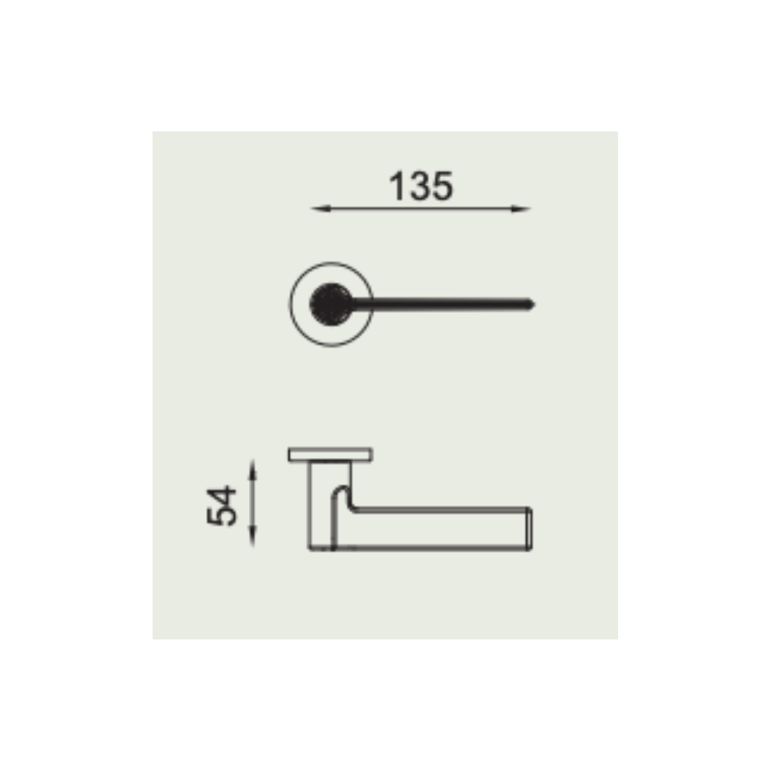 Paire de Poignées de Portes G. Iacchetti