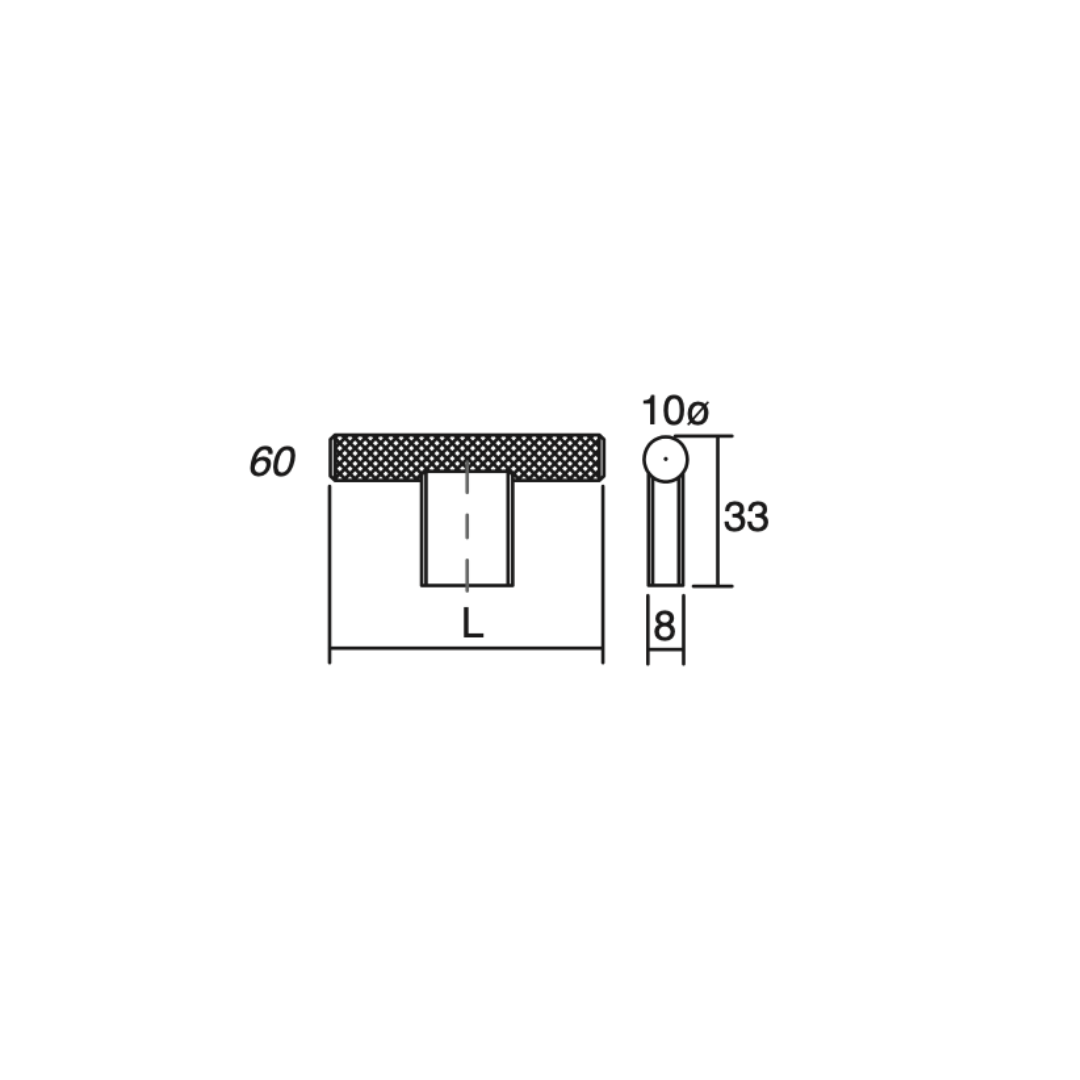 Bouton de meuble Drew T