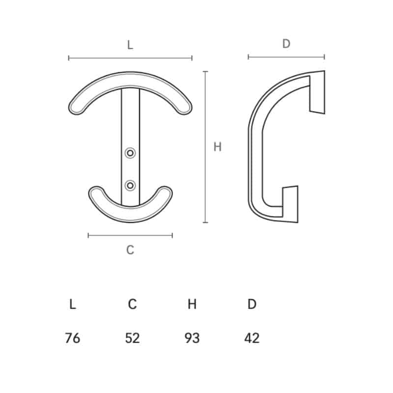 Schéma patère eloïse