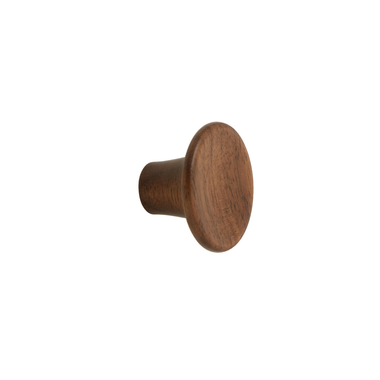 Furniture knob bart walnut lacquered
