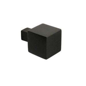 Bouton de Meuble Cube Vieux noir Moyen modèle