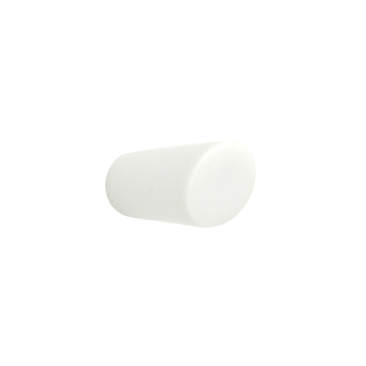 Bouton de meuble Carine Porcelaine Blanc