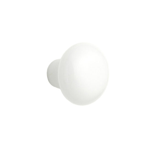 Bouton de meuble Clélie Porcelaine Blanc