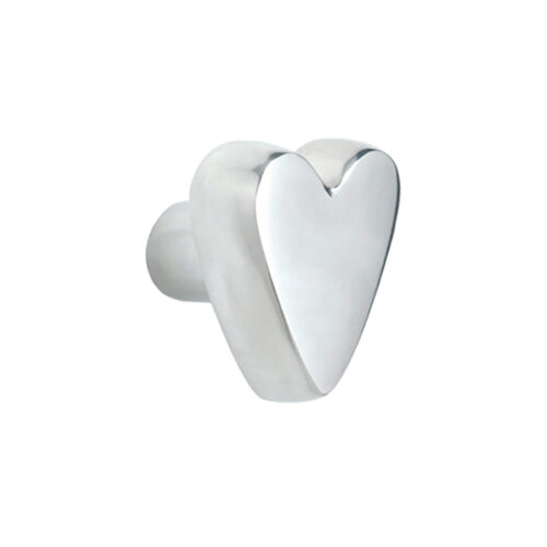 Bouton de meuble Coeur Aluminium